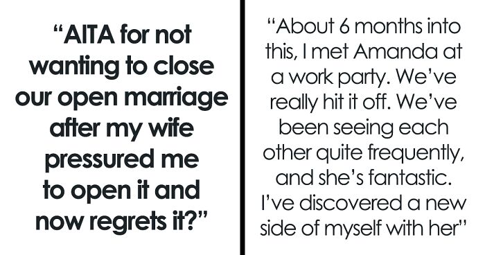 Woman Makes Husband Open Up Their Marriage, Regrets It When He Actually Enjoys It