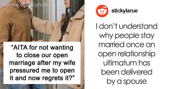 Woman Begs Husband To Close Their Open Marriage After Jealousy Hits, He Refuses