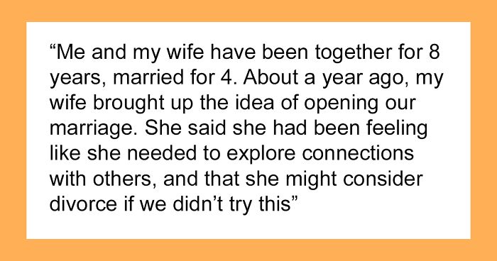 “The Best I Had In My Life”: Wife Regrets Open Marriage After Husband Finds Someone