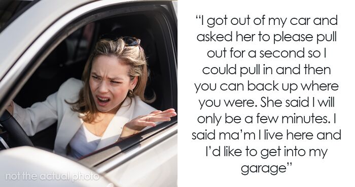 Woman Won’t Let Man In His Garage, He Blocks His Own Driveway To Teach Her A Lesson