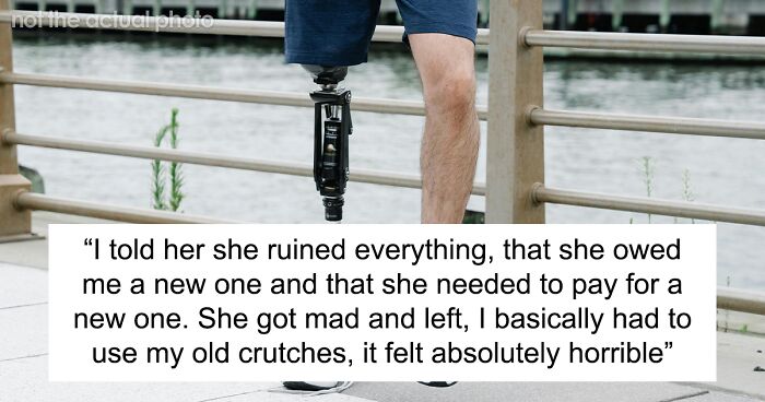 Woman Gets Jealous Over BF’s Trip, Hides His Prosthetic Leg On The Day Of His Departure