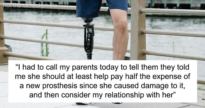 Woman Damages Boyfriend's Prosthetic Leg, Refuses To Pay For A New One