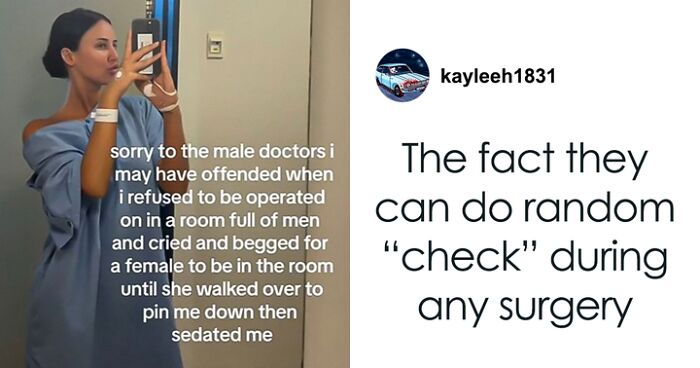 Woman “Begs” For Female Healthcare Workers After Refusing To Be Operated On In Room Full Of Men