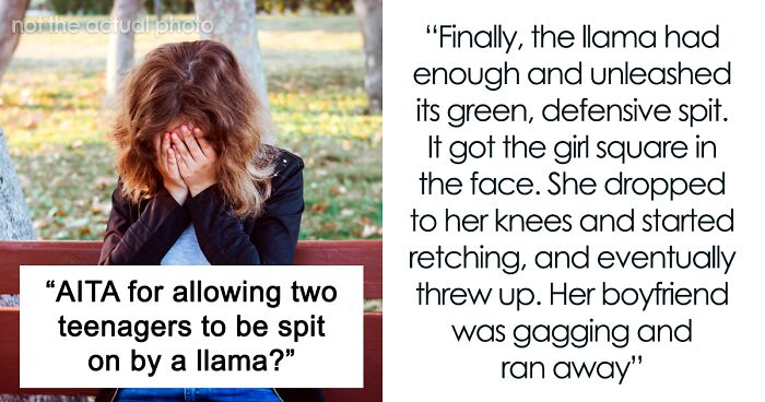 Zoo Worker Criticized After Teens Leave Reeking Of Llama Spit: “I Wanted The Lesson To Sink In”