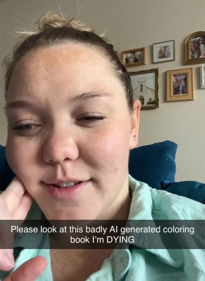 Woman Thinks She Bought A “Normal” Kitty Coloring Book, Starts Noticing Odd Things About It