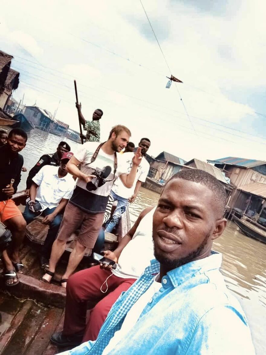 Me In The Makoko Ghetto, Lagos, Nigeria