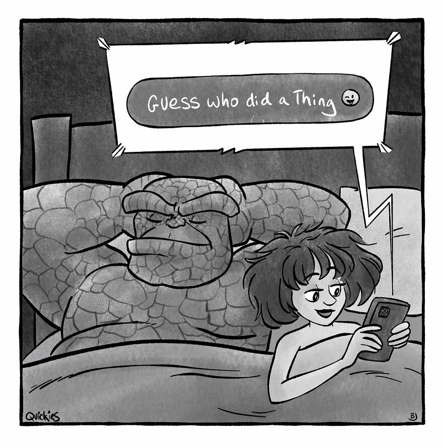 39 Witty One-Panel Comics From The Collaborative Minds Of Two Artists Under The Name Quickies (New Pics)