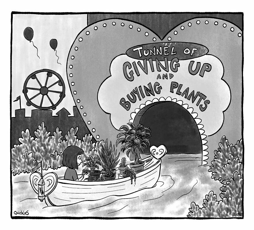 39 Witty One-Panel Comics From The Collaborative Minds Of Two Artists Under The Name Quickies (New Pics)