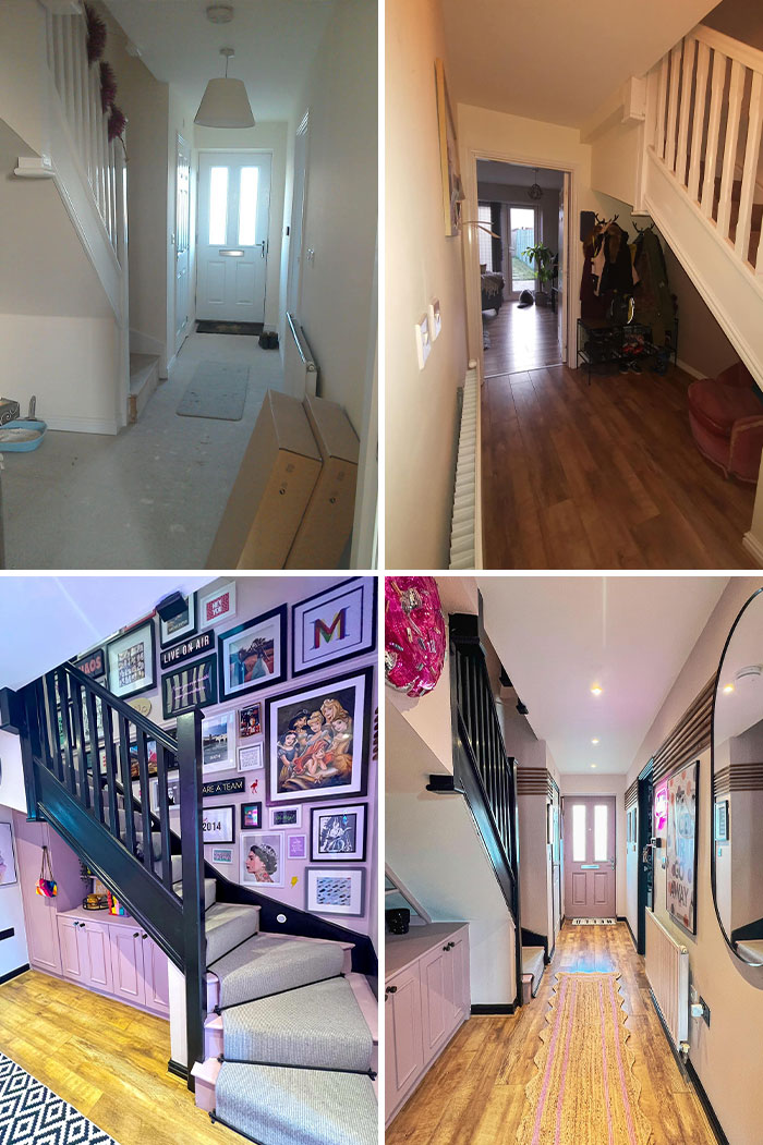 My Public Service Announcement To Paint Your Woodwork Dark! 🖤 My Hallway Transformation Was One Of My Biggest Projects To Date, But Worth Every Second! (Befores At The End)