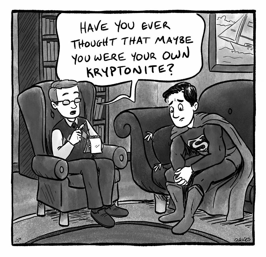 39 Witty One-Panel Comics From The Collaborative Minds Of Two Artists Under The Name Quickies (New Pics)