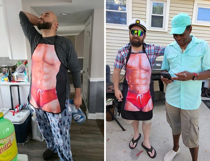 This Funny Apron Is The Only Six-Pack You Need To Bring To A BBQ