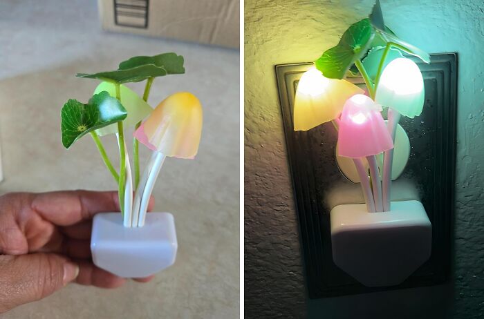  LED Mushroom Night Light: Guide Your Way Through The Dark With A Soft, Soothing Light