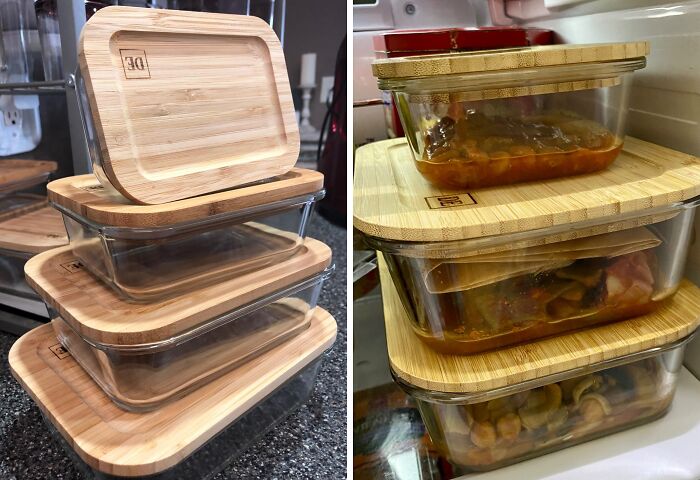 Keep Your Food Fresh And Your Kitchen Stylish With Food Storage Containers With Bamboo Lids