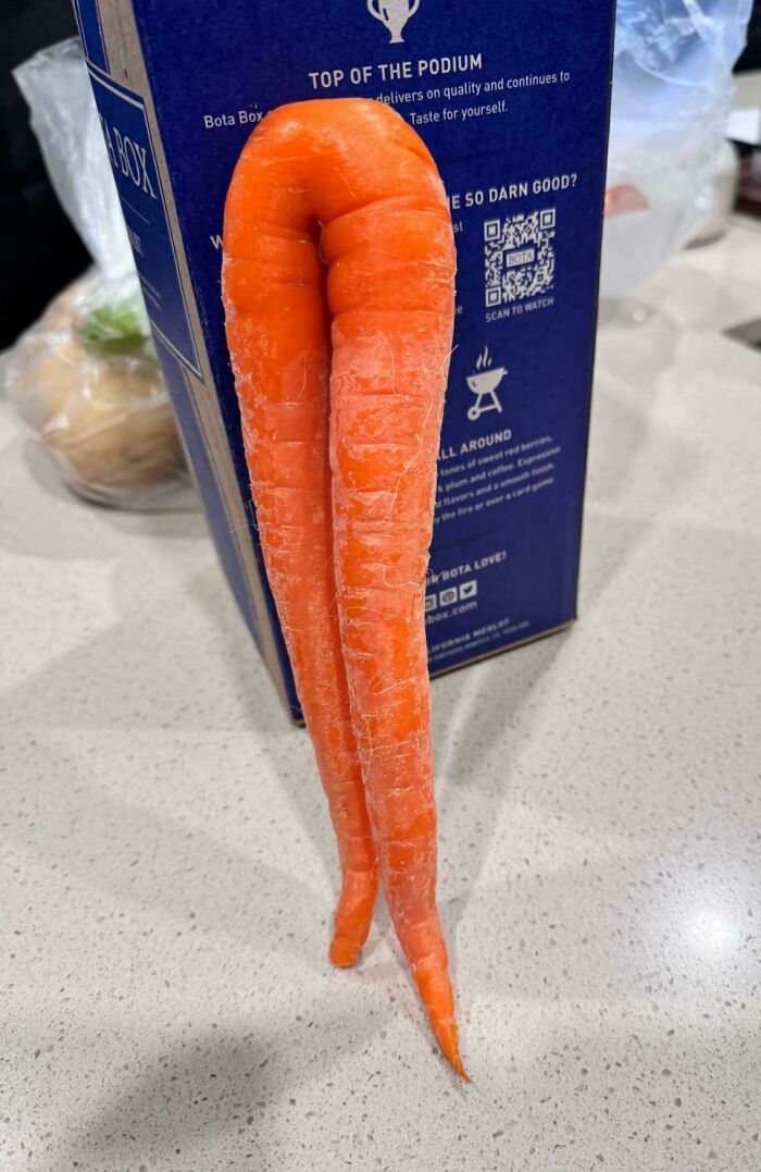 Found This Voluptuous Carrot At The Grocery Store