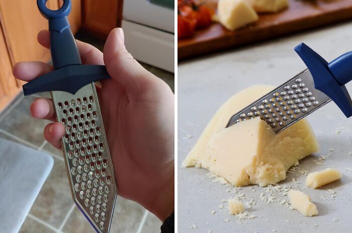 Don't Just Grate, Gladiate! Turn Cheese Into Culinary Crumbles With The Gratiator Small Cheese Grater