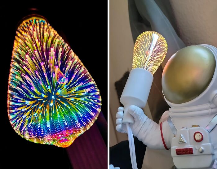 Add A Spark Of Wonder To Any Room With A 3D Fireworks LED Light Bulb