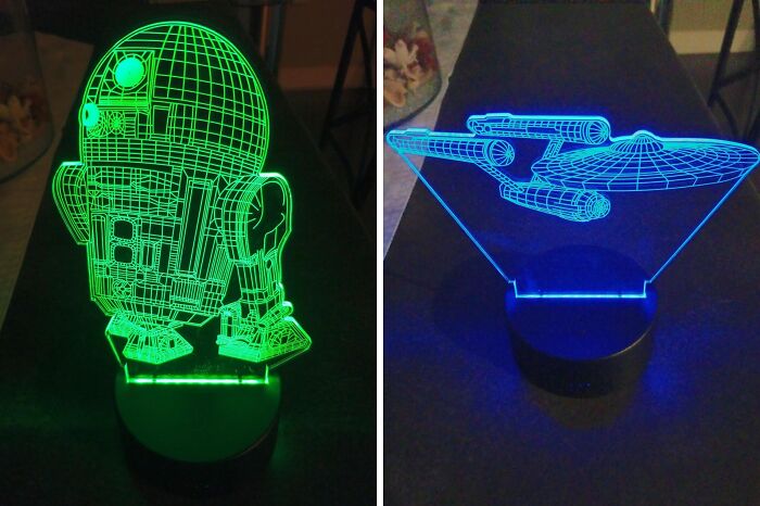  3D Star Wars Lamp: A Long Time Ago In A Bedroom Far, Far Away...