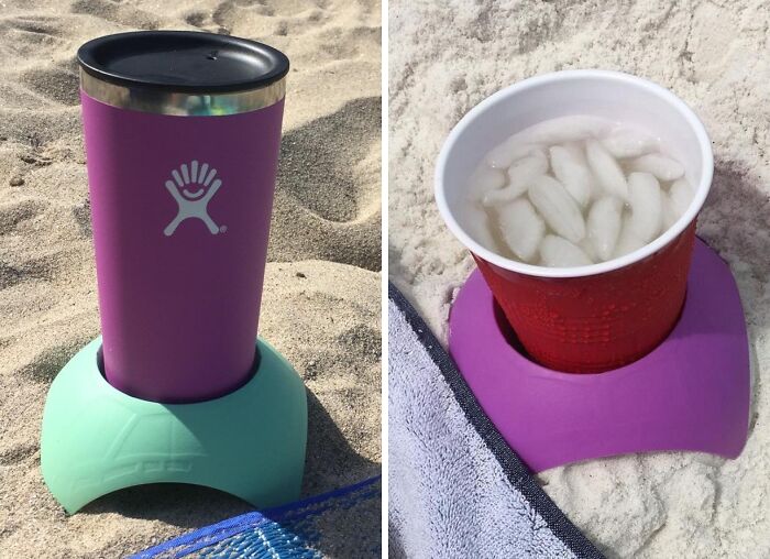 Ditch The Sandy Bottoms: Turtleback Sand Coaster For A Beach-Ready Beverage