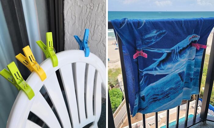  Beach Chair Towel Clips: The Simple Solution To Keep Your Towel In Place, Even On The Windiest Days