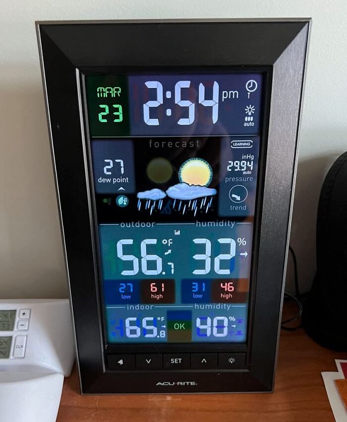 Tech: The Digital Vertical Weather Forecaster Is Your Personal Weatherman, Right At Home!