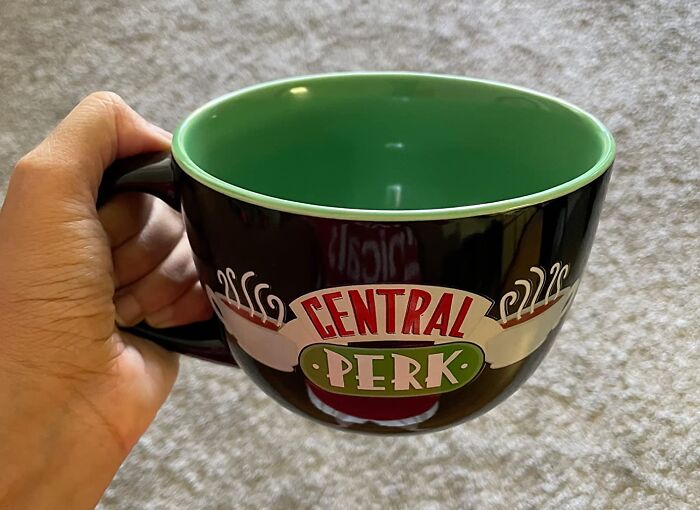 Feel Like You're Sipping Coffee With Your Favorite Friends Gang In NYC With A Central Perk Coffee Mug