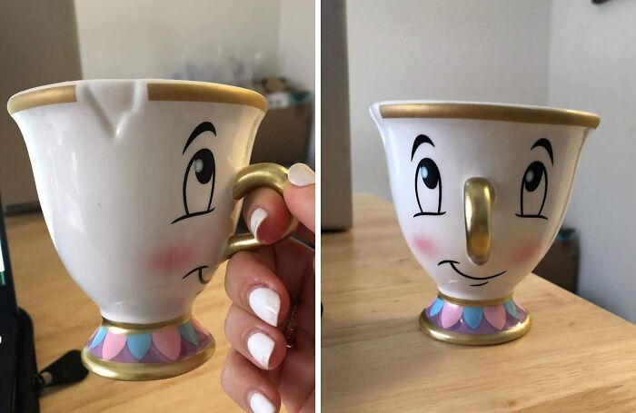 This Disney Beauty And The Beast Chip Mug Serves Up A Piping Hot Cup Full Of Childhood Nostalgia