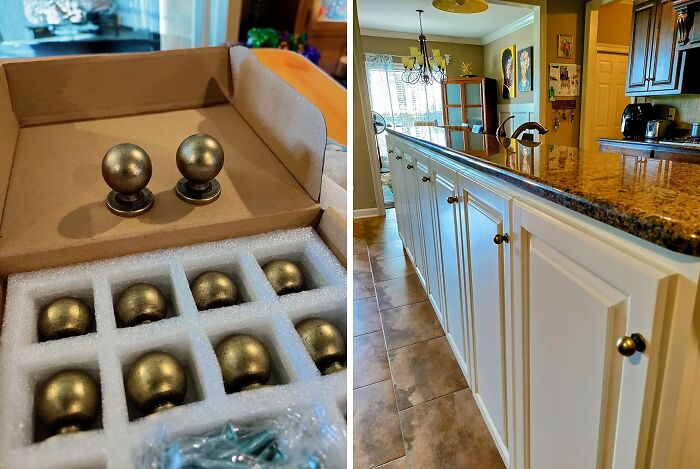 Update Your Kitchen With A Touch Of Timeless Elegance With Brass Finish Kitchen Cabinet Knobs