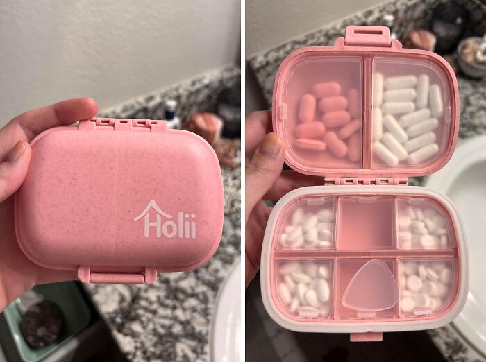 Don't Let Forgotten Medication Ruin Your Trip! Stay On Top Of Your Health With A Compact And Convenient Travel Pill Organizer