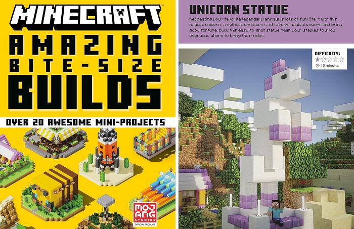 "Minecraft: Amazing Bite-Size Builds" — Even Noobs Can Build Like Pros With This Book!