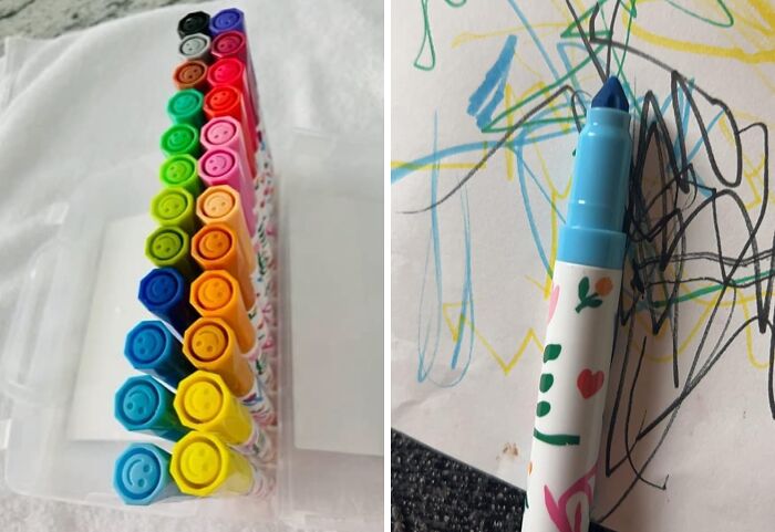 Perfect For Little Hands And Big Imaginations: Washable Fine Tip Markers For Colorful Creations