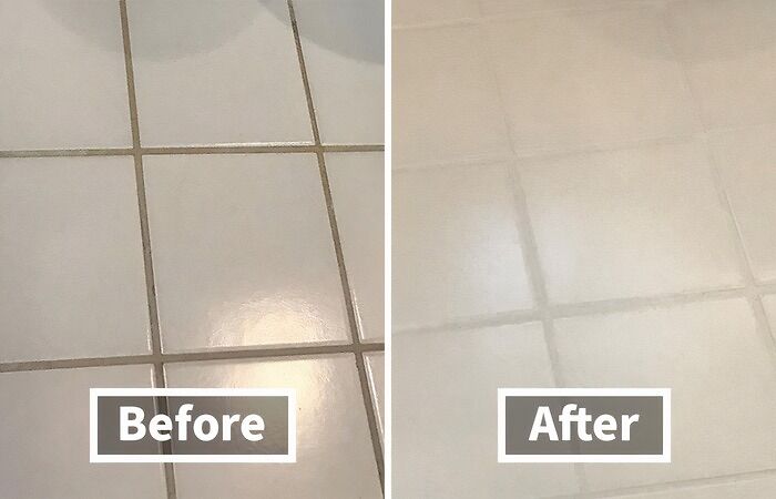 The White Tile Paint Restorer Marker Makes It Easy To Cover Up Stains And Discoloration On Your Tiles And Grout