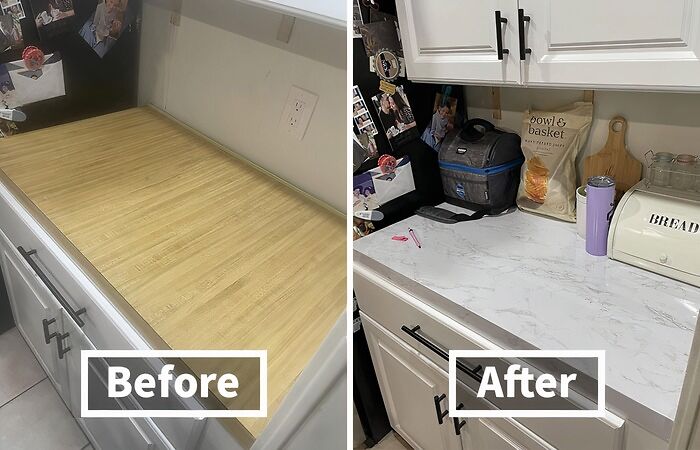  Marble Paper Granite Gray/White Roll: The DIY Hack For A Luxurious Kitchen Upgrade In A Snap