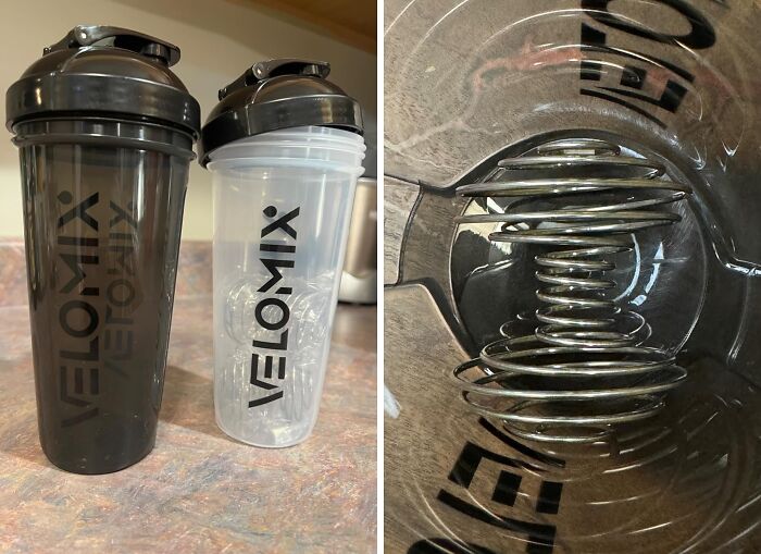 Now You Can Also Shake It Like A Polaroid Picture With These Protein Shaker Bottles With Wire Wisks