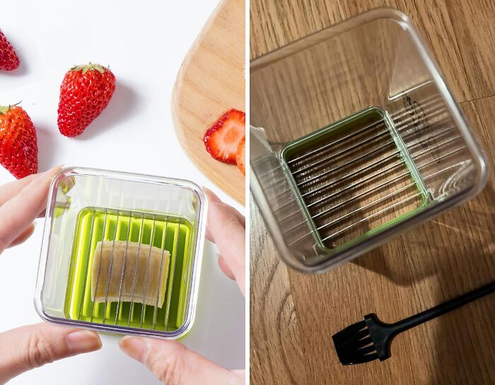  2 Pack Strawberry Slicer With Push Plate: The Perfect Tool For Quick And Easy Strawberry Prep (And Less Food Waste!)