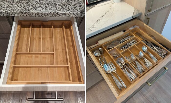  Pipishell Bamboo Expandable Drawer Organizer: Tame The Drawer Chaos And Find Your Utensils With Ease!