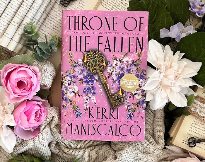  "Throne Of The Fallen" By Kerri Maniscalco: This Ain't Your Mama's Fairy Tale. Think Hades And Persephone, But With A Morally Gray Demon Prince, A Debt-Ridden Artist, And A Deadly Game That Could Set The Seven Circles Of Hell Ablaze