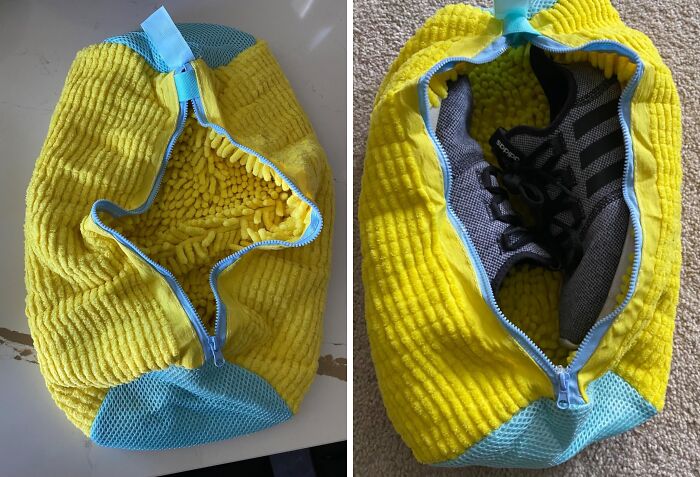  Shoe Washing Bag: Toss Your Dirty Kicks In The Washer, No More Scrubbing By Hand!