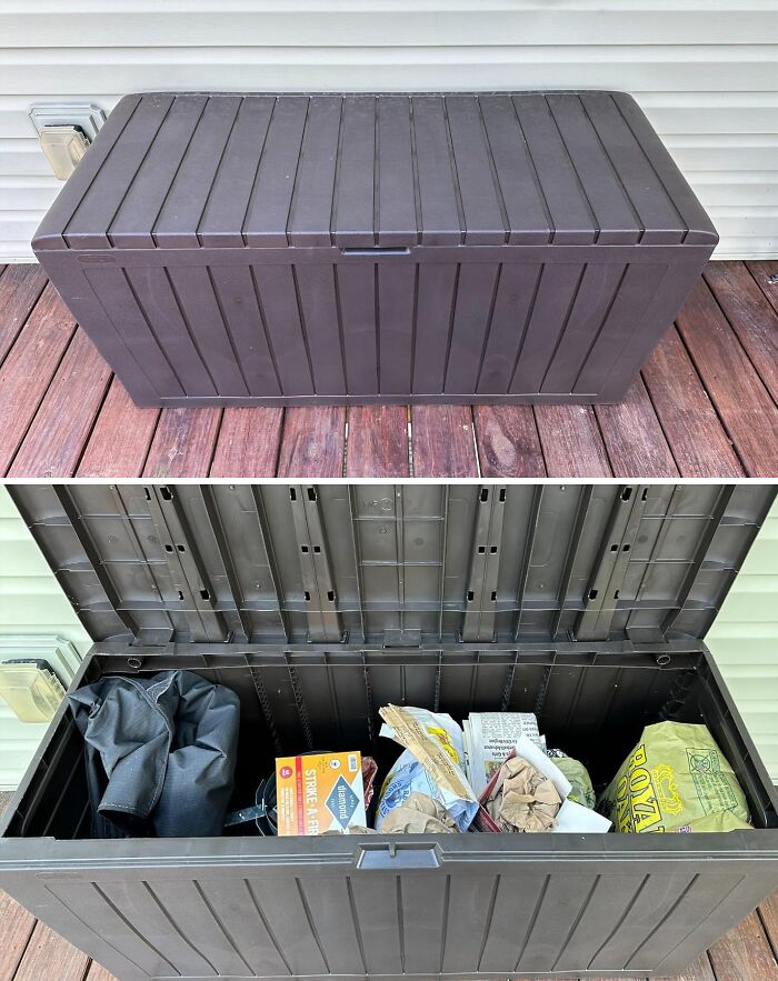  Gallon Resin Deck Box: From Patio Furniture Cushions To Pool Toys, Keep Your Backyard Tidy And Organized