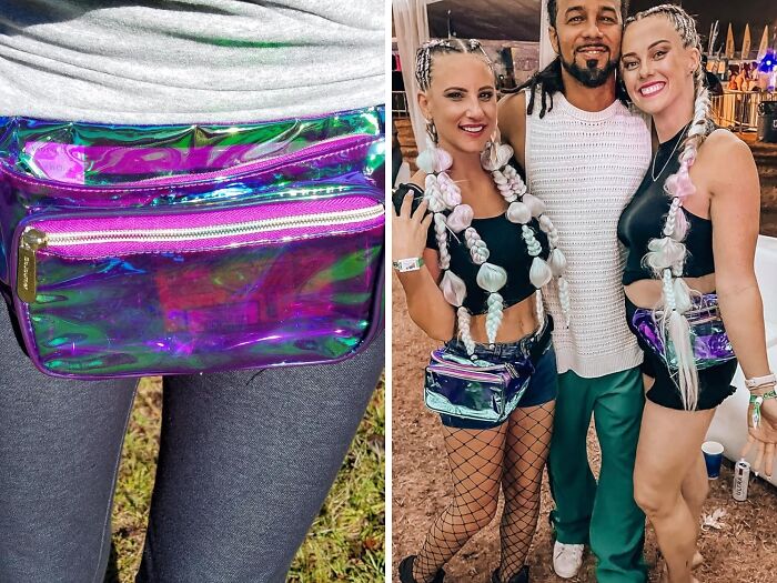  Clear Holographic Fanny Pack: The Perfect Blend Of Function And Fashion For Your Next Music Festival