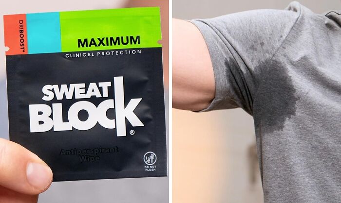  Sweatblock Max Clinical Antiperspirant Wipes Allow You To Rave All Night Without Your Pits Ever Showing It