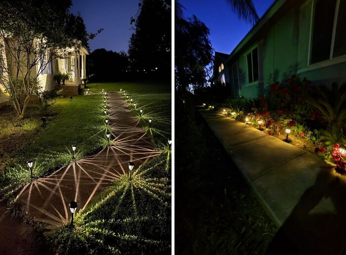  Solar Outdoor Lights: Create A Magical Ambiance In Your Garden Or Pathway With 10 Hours Of Illuminating Delight