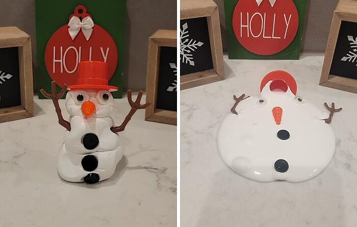  Melting Snowman: This Snowman Won't Leave A Puddle On Your Desk, Just Hours Of Chill Entertainment