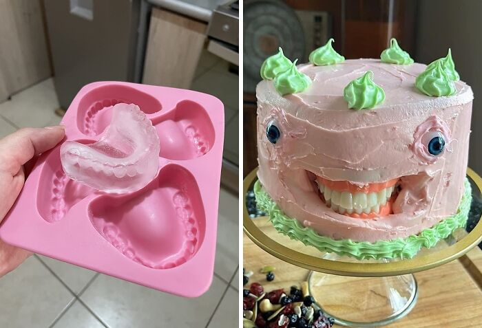 Say Cheese! This Denture Ice Tray Mold Is The Life Of The Party