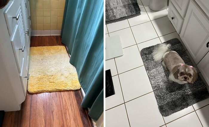 This Microfiber Bath Rug Is The Fluffy Cloud Your Bathroom Floor Has Been Dreaming Of