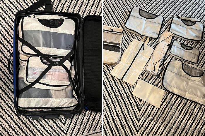 This Set Of 8 Packing Cubes Is The Travel Essential That Will Make You Feel Like A Packing Pro, Even If You're Notorious For Overpacking