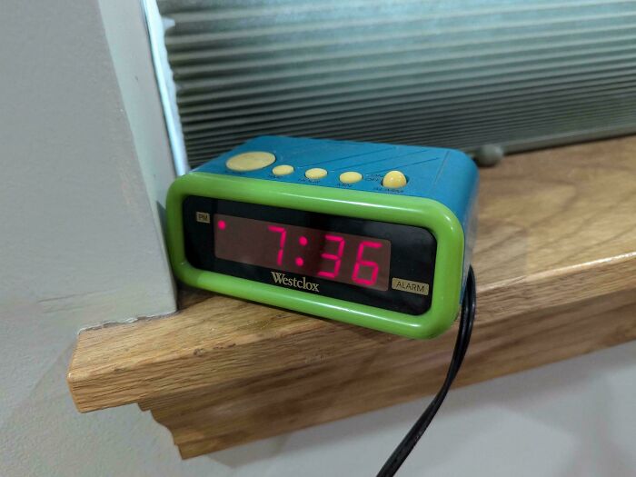 My Digital Clock I Got From A Box Of Cereal In 1994