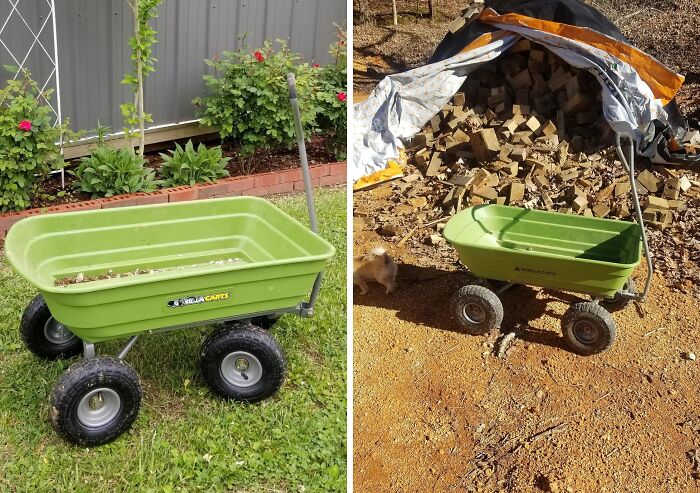 This Gorilla Cart 600-Pound Capacity Heavy-Duty Wagon Is The Ultimate Backyard Workhorse, Ready To Tackle Any Hauling Task You Throw Its Way