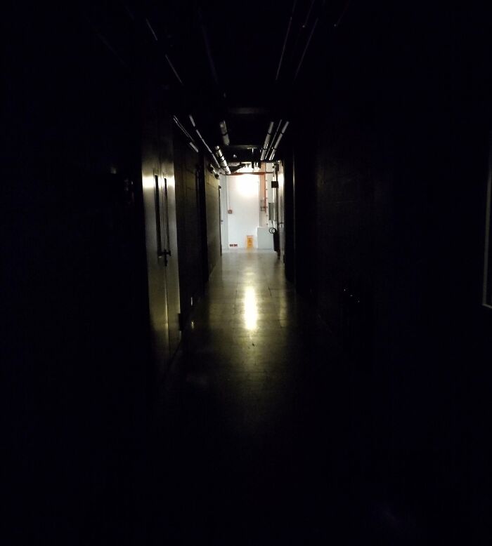 A Hallway In The Chemical Plant I Work At