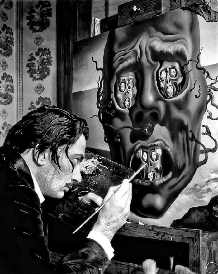 Salvador Dali Painting "The Face Of War", 1940