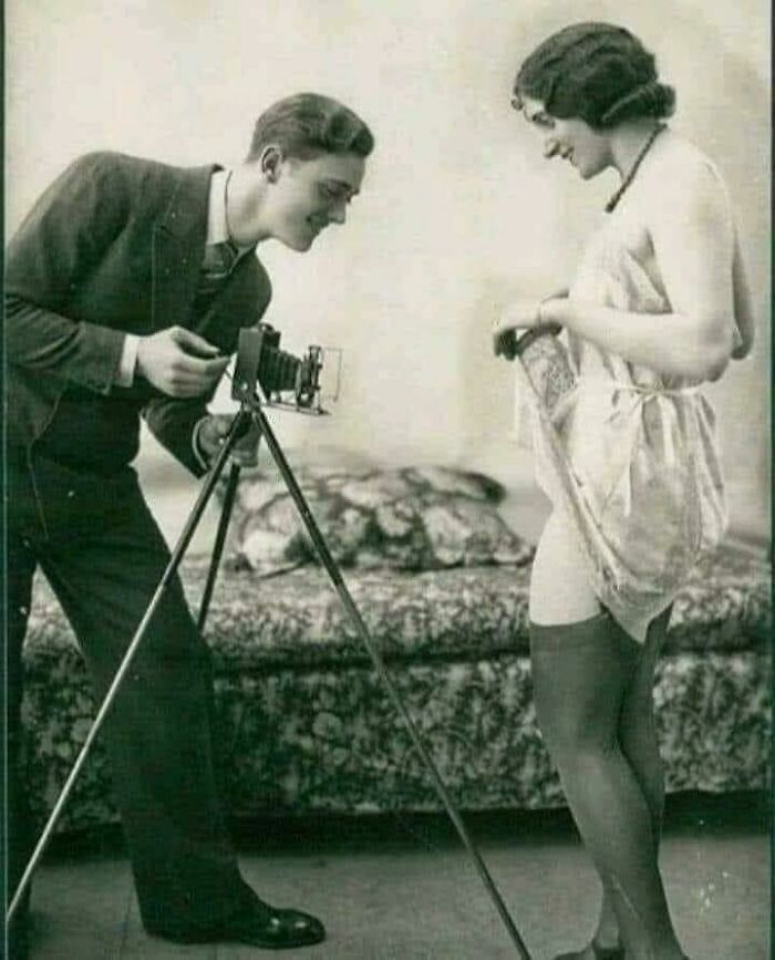 Jaques Biederer, The First Photographer In History Specializing In Erotic Photos. This Photo Was Taken In Paris In 1928